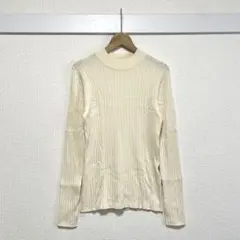 アーバンリサーチドアーズ リブニット アイボリー インナー 上品 M 薄手