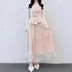 NOMAE テーラードジレドッキングワンピース