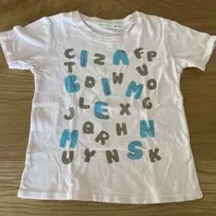 BEAMS mini アルファベットTシャツ 110