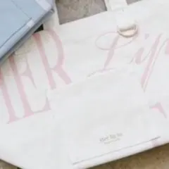 Herlipto ハリプ トートバッグ milky pink 名古屋限定 - メルカリ