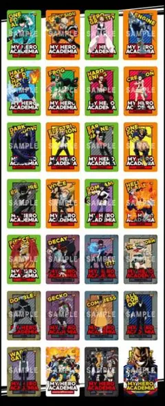 バンダイ 僕のヒーローアカデミア メタルカードコレクション2 まとめ売り