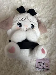 mikko BLACK RIBBON BIGぬいぐるみ スフレ 0224