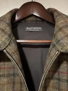 BEAUTY&YOUTH チェック柄ジャケット
