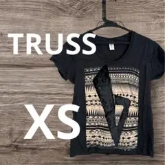 匿名配送✨TRUSS アフリカンパターン Tシャツ XSのサムネイル