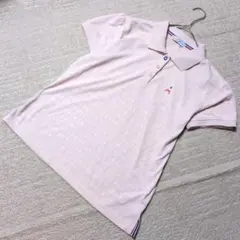 ​【美品】ELLE SPORT エルスポーツ ポロシャツ ピンク Lゴルフウェアのサムネイル