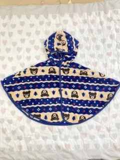 DOUBLE.B ポンチョ　70cm〜90cm