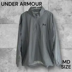 UNDER ARMOUR ハーフジッププルオーバー ジャケット 裏地付きグレーM