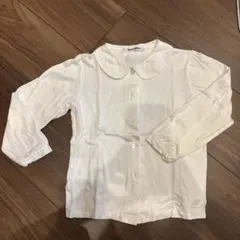 familiar 長袖シャツ 110 ホワイト