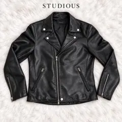 美品 STUDIOUS シープスキン レザージャケット　ダブルライダース 2