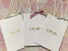 Dior ショッパー 3枚セット【おまけ付き】