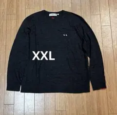 ユニクロ ANYA HINDMARCH クルーネックセーター XXL グレー