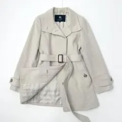 BURBERRYLONDON　ロングコート　アンゴラ　ベージュ　38のサムネイル