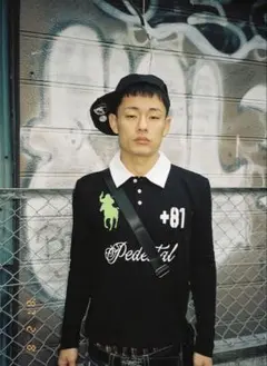 Pedestal polo t ロンt DAB Brrrsos着用