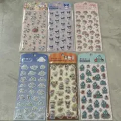 サンリオキャラクターズ　ぷくっとシール　ダイソー　マイメロ　クロミ　シナモロール