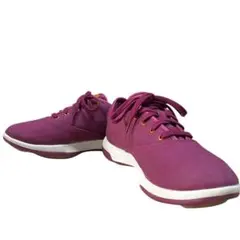 美品　リーボックイージートーンパープル キャンバス　スニーカー24.5