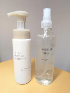 無印良品 薬用アクネ泡洗顔フォーム 敏感肌用化粧水 さっぱりのサムネイル