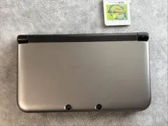 ニンテンドー3DS LL シルバー 本体 マリオテニスオープン付き