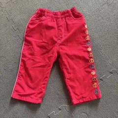 赤いパンツ サイズ80 ポケット付き
