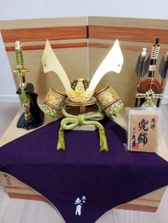 【美品】五月人形 　兜　久月