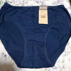 綿100% Lサイズ ショーツ新品ネイビー