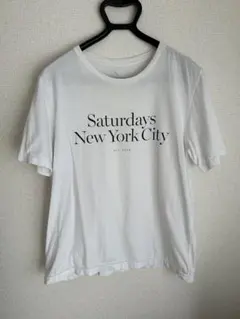 Saturdays サタデーズ Tシャツ ホワイト Mサイズ