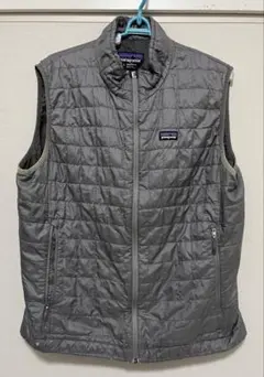 patagonia 13年製 ナノパフベスト グレー プリマロフト キルティングのサムネイル