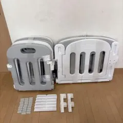希少カラー✨️ OKUMA ベビーサークル ピンク&ホワイト 10枚セット 