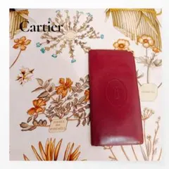 Cartier 長財布 ボルドー マストラインのサムネイル