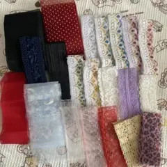手芸用品♡レース、オーガンジーリボン　まとめ売り