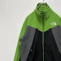 THE NORTH FACE ノースフェイス ナイロンジャケット 刺繍ロゴ 古着