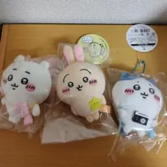 お出かけ楽しみ！なもちっとぷちミニマスコット　ちいかわ　ハチワレ　うさぎ