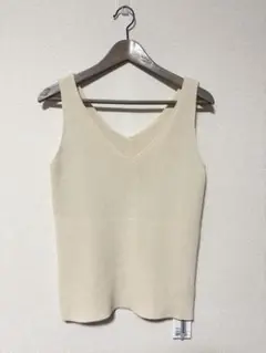 新品 BEAUTY & YOUTH アローズ ノースリーブニット Vネック F