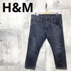 H&M エイチアンドエム メンズビッグサイズ スリムストレートデニム ジーンズ