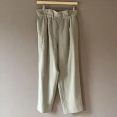 アダムエロペ　ライトグリーンスラックス ドローストリング　パンツ