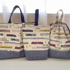 新幹線柄 入園入学3点セット