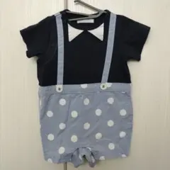 bebe ロンパース ＊サスペンダープリント