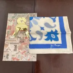 Jim Thompson シルク　ハンカチ　青花柄