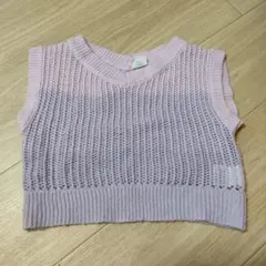 薄紫 ノースリーブタンクトップ 120