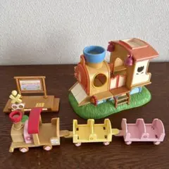 シルバニアファミリー あかちゃん広場　汽車ぽっぽ　遊具セット