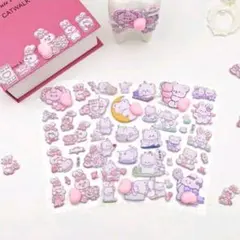 おしりシール 肉球シール もちもち ぷにぷに パステル 2枚セット