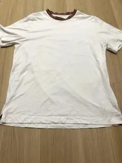 Paul Smith 白Tシャツ(カラーリブ)