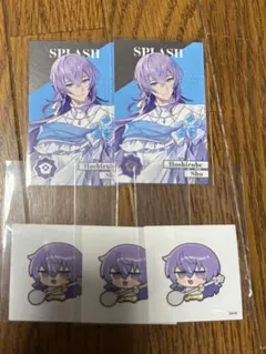 にじさんじ 8th メタルカード　星導ショウ cake ステッカー