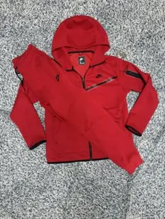 NIKE テックフリース セットアップ ワインレッド 上キッズm下キッズL