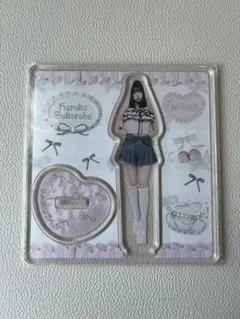 桜庭遥花 アクスタ LARME リボン CUTIE STREET