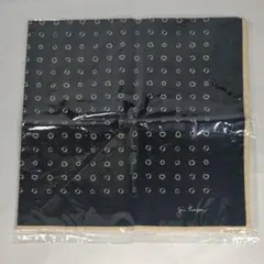 タイ ジム・トンプソン ハンカチ 黒地に水玉 綿100% ミニスカーフ 未使用品