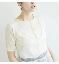 【ROPÉ PICNIC】ホワイト 半袖Tシャツのサムネイル