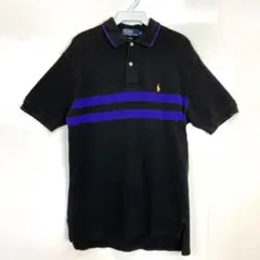 ポロ ラルフローレン 半袖ポロシャツ ロゴ刺繍 イエローポニー ヴィンテージ