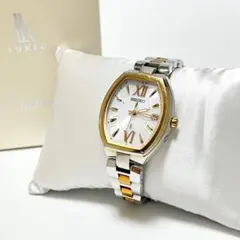 【美品・箱付】SEIKO LUKIA レディース腕時計 SSQW028 電波