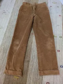 ブラウン コーデュロイ チノパン　英国製　england