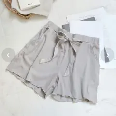 リブレースキャミお揃いショートパンツ ブラモネ ブライラズ ライトグレーのサムネイル